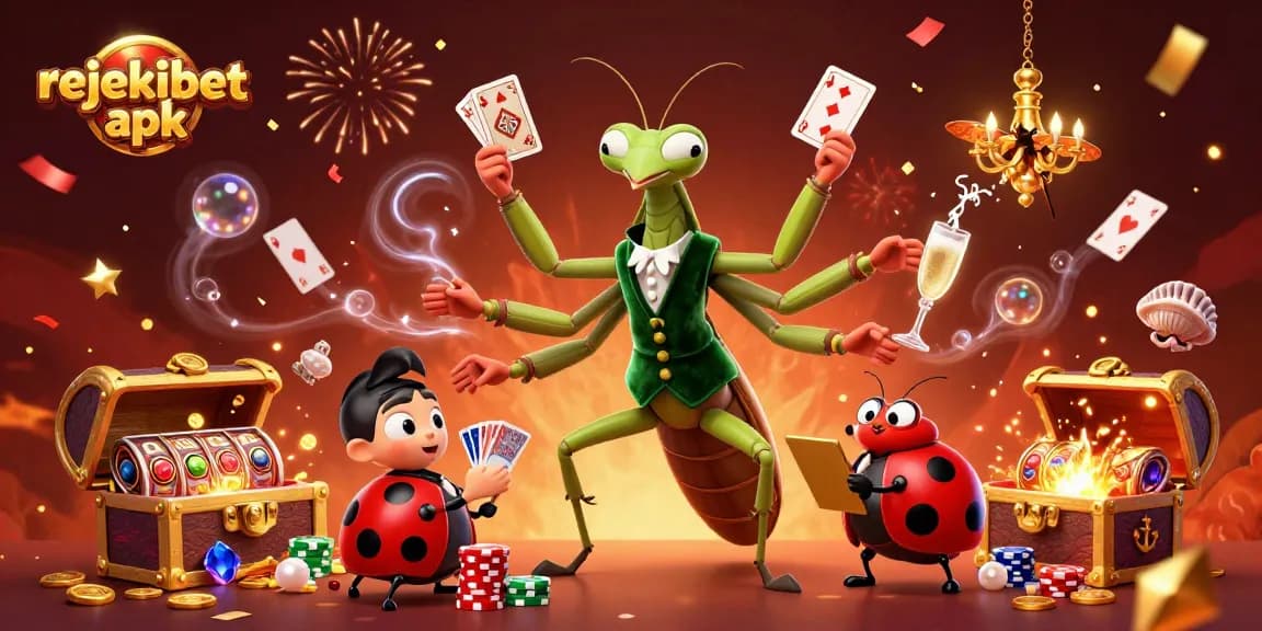 Experience thrilling wins with rejekibet apk, featuring lively characters in an exciting casino adventure.