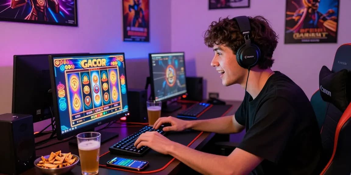 Gameplay slot gacor yang seru dari rumah dengan suasana nyaman.