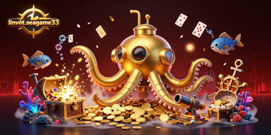 Experience the excitement of linhvậtseagame33 with a vibrant underwater casino adventure.