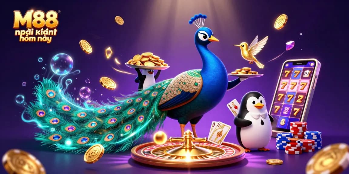 Cá cược tại M88 mới nhất hôm nay với cảnh sắc sôi động của hình ảnh 3D đầy màu sắc.