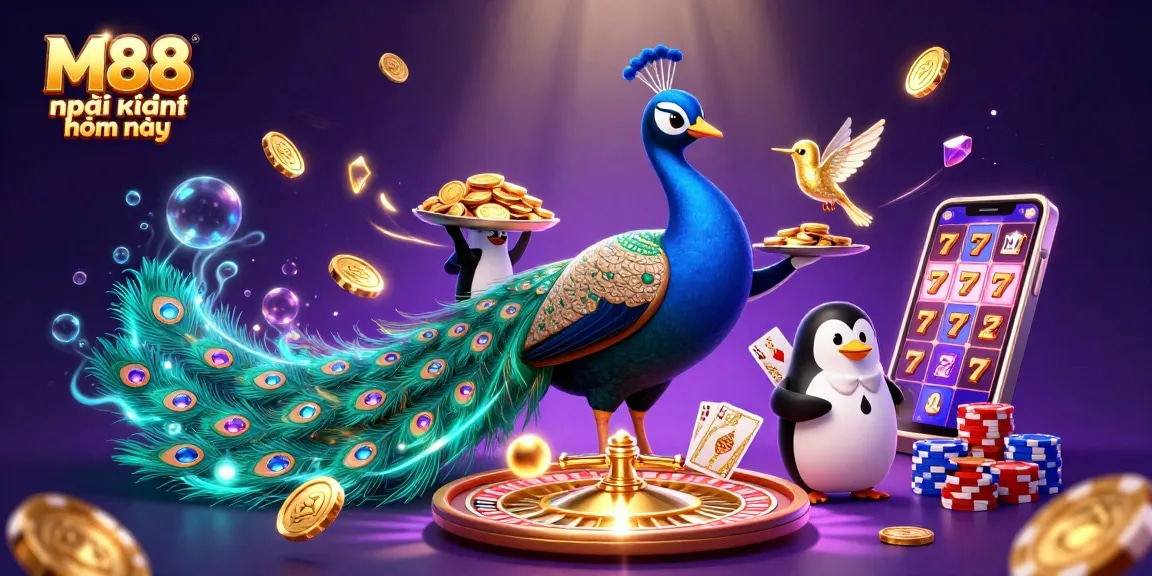 Cá cược tại M88 mới nhất hôm nay với cảnh sắc sôi động của hình ảnh 3D đầy màu sắc.
