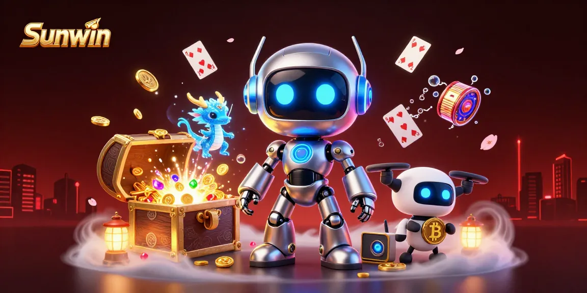 Experience the immersive gaming world with Sunwin, where vibrant casino elements excite players.