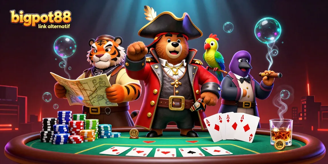 Experience the thrill of poker with bigpot88 link alternatif as characters navigate their winning strategies.