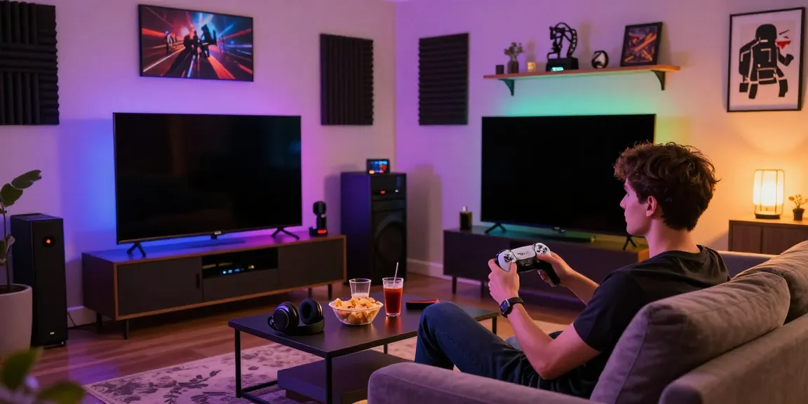 Engaging gaming experience at home with unsurtoto gaming console setup