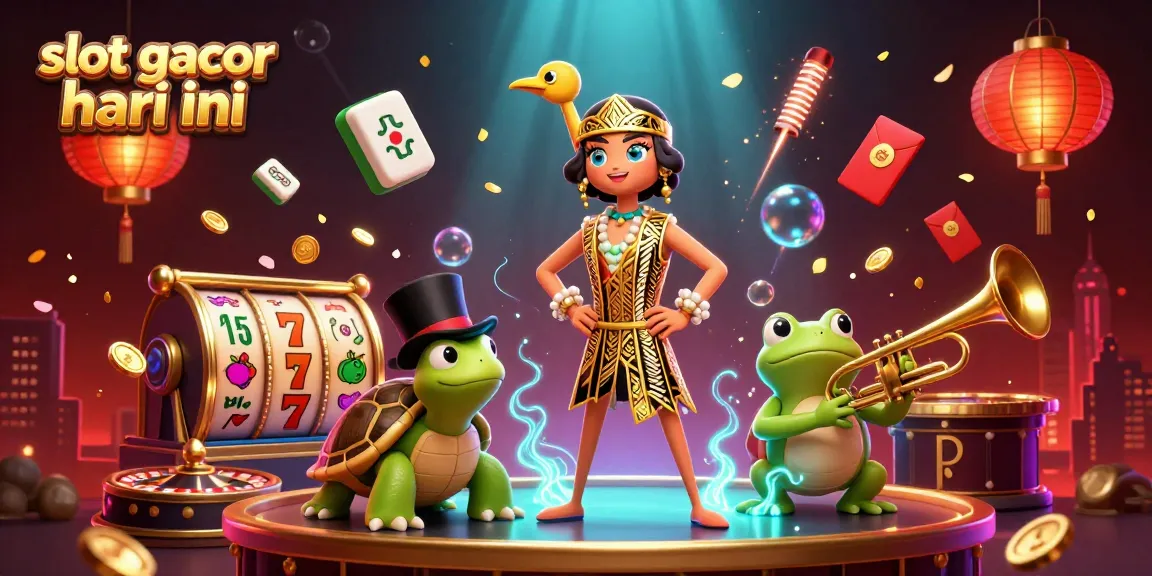 Slot gacor hari ini menampilkan karakter 3D dalam permainan slot dengan simbol beruntun dan menarik.