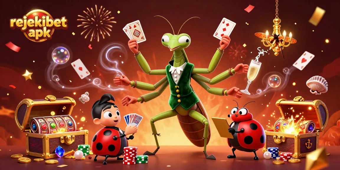 Experience thrilling wins with rejekibet apk, featuring lively characters in an exciting casino adventure.