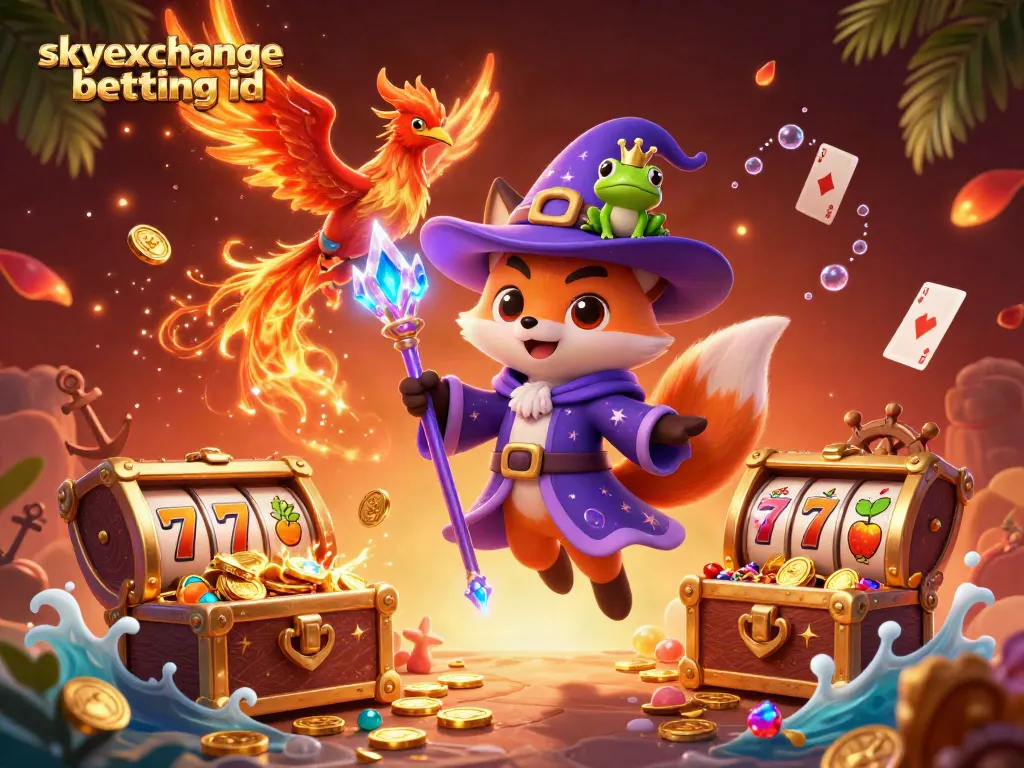 Engage with exciting gaming action featuring skyexchange betting id amidst vibrant casino elements.