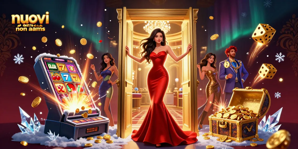 Vivi l'emozione dei nuovi casino non AAMS con elementi di gioco vivaci e glamour VIP.