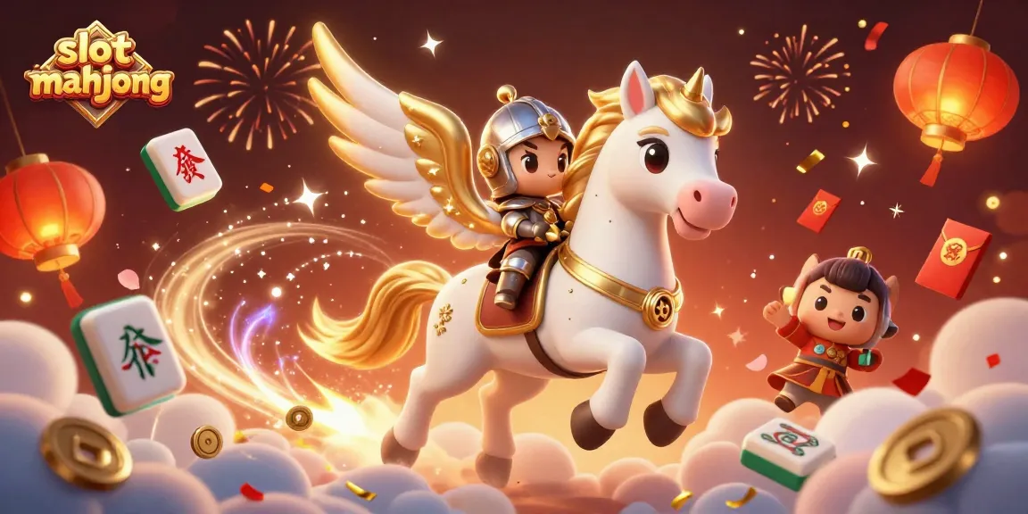 Experience thrilling slot mahjong action with vibrant characters and game elements in a festive atmosphere.