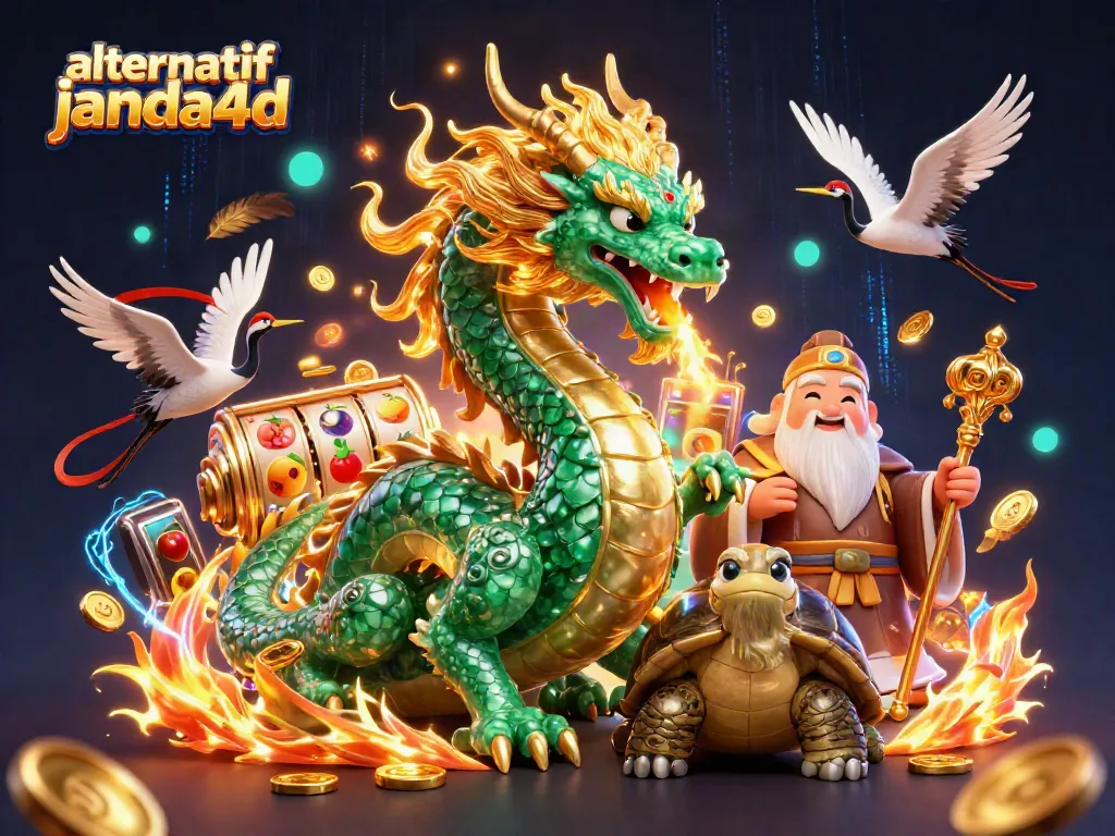 Menang di alternatif janda4d dengan simbol slot yang penuh keberuntungan dan elemen magis.