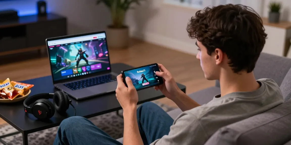 Rollex11 app on an Android phone in a cozy gaming atmosphere, perfect for 2026.