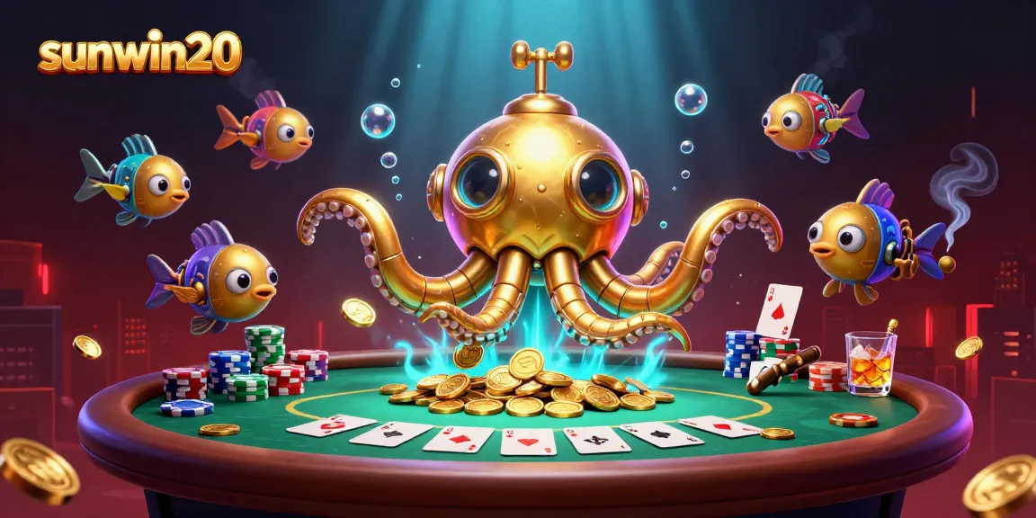 Engage in thrilling online gaming with sunwin20, featuring intricate casino elements and vibrant characters.