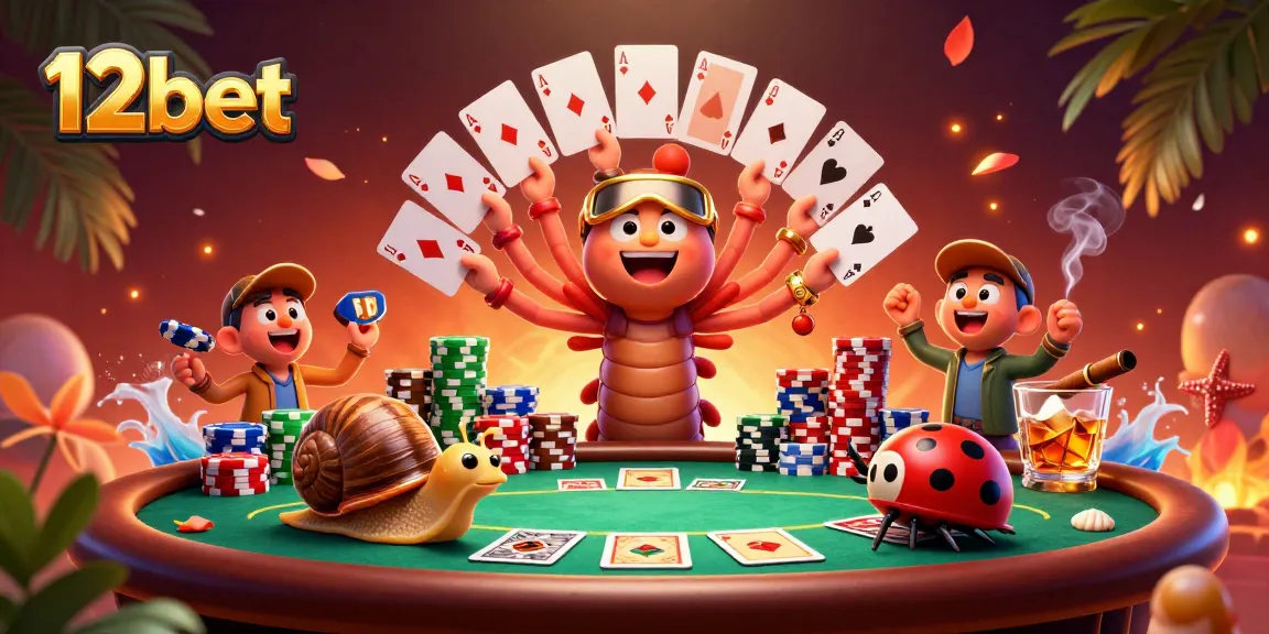 Chơi 12bet với đại lý côn trùng và cá cược ấn tượng trong bữa tiệc casino.