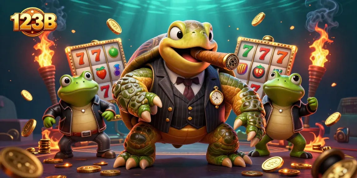 Experience the thrill of winning at 123B Casino with vibrant slot gaming action and dynamic elements.