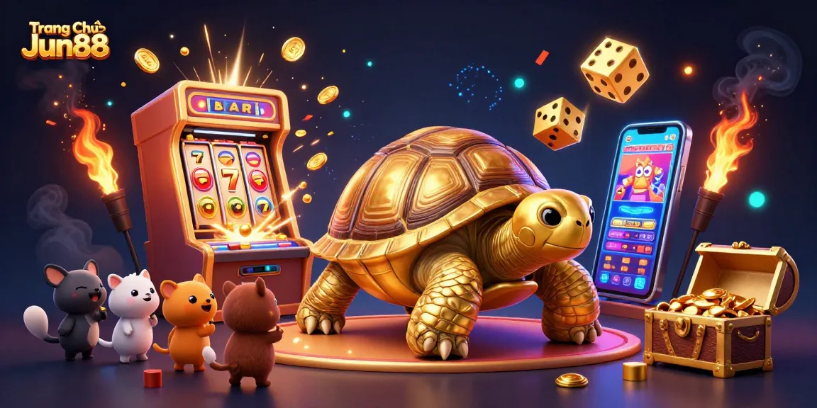 Engage with thrilling games at Trang Chủ Jun88, showcasing a dynamic casino scene full of excitement and winning potential.