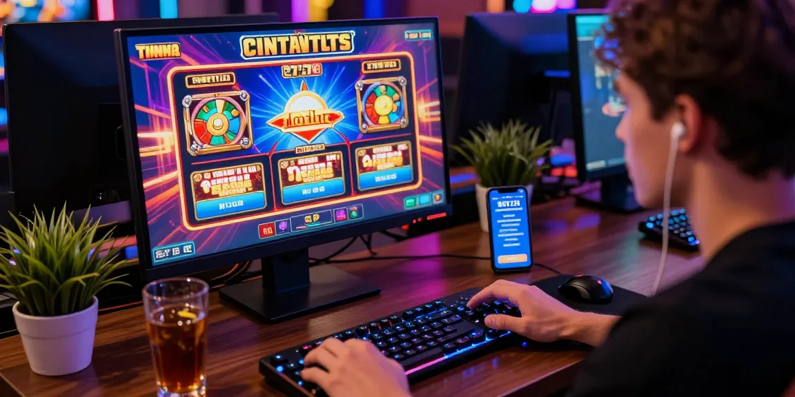 Pengalaman bermain slot88 di Dewa123 dengan perangkat modern dan suasana kasino yang menarik.