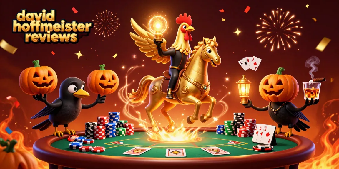 Experience vibrant casino magic with david hoffmeister reviews in a colorful 3D illustration.