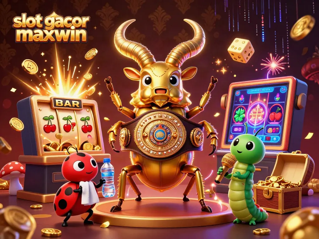 Experience the thrill of slot gacor maxwin with dynamic characters and vibrant casino elements.