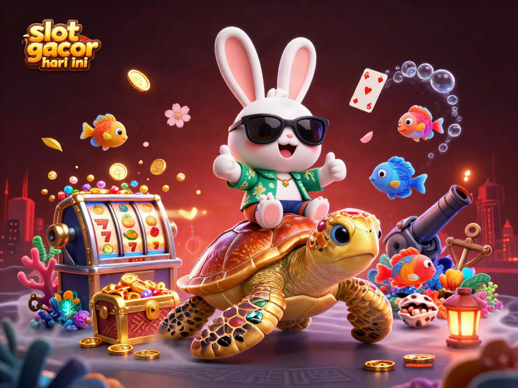 Experience the thrill of slot gacor hari ini with colorful characters and dynamic gambling action.