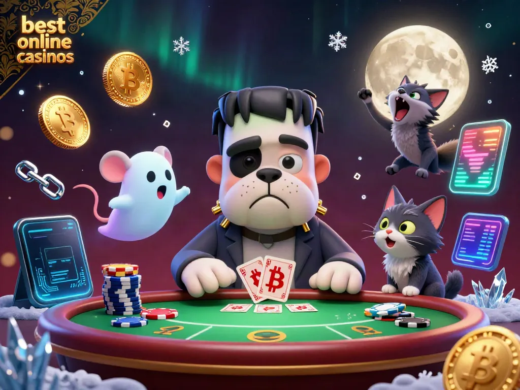 Experience the thrill at the best online casinos with vivid characters and engaging casino elements.