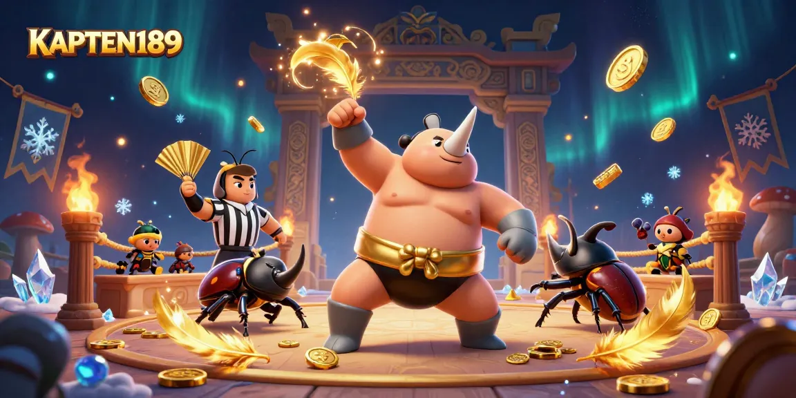 KAPTEN189 mempersembahkan pertandingan taruhan slot dengan juara kumbang rhinoceros.