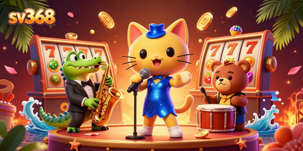 Experience thrilling gameplay at sv368 with dynamic 3D casino characters and exciting game elements.