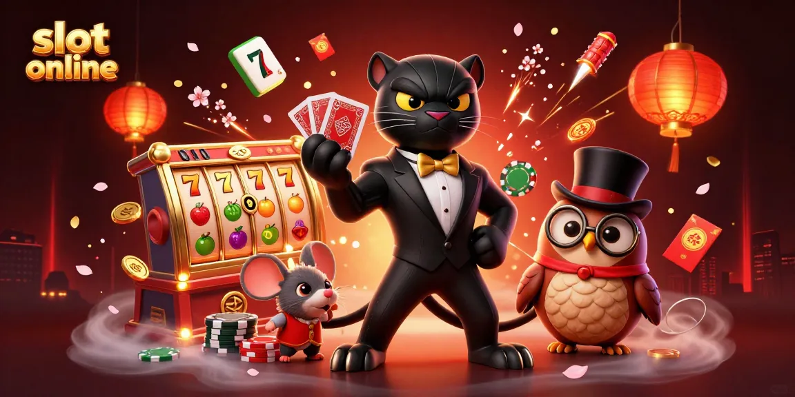 Memenangkan slot online sambil menikmati suasana kasino yang meriah di ilustrasi 3D.