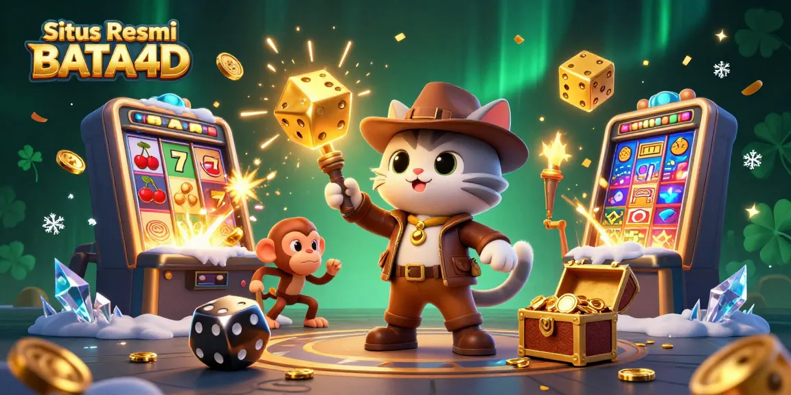 Situs Resmi BATA4D menampilkan penjelajahan arkeolog cat yang menemukan artefak kasino emas di kuil.