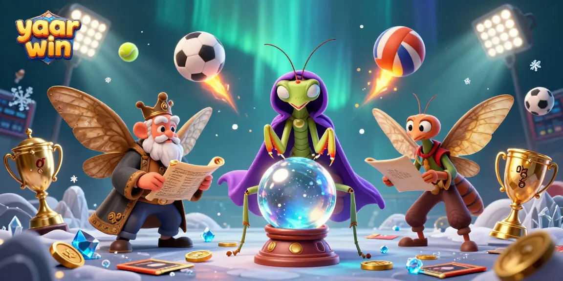 Experience the mystical allure of yaar win in this vibrant casino-themed 3D illustration.