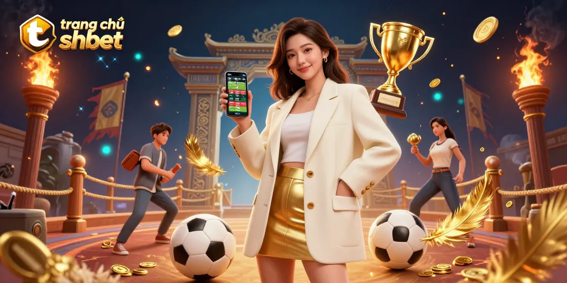 Engage with the thrilling world of trang chủ shbet through dynamic sports betting scenes and celebratory elements.