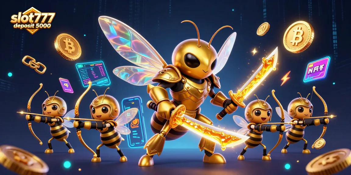 Engage in exciting wins with slot777 deposit 5000 featuring animated slot reels and vibrant characters.